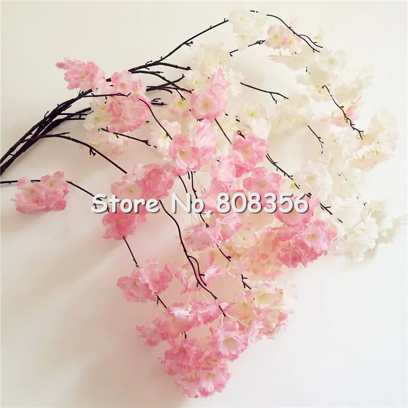 Искусственные декоративные цветы вишни 10p 130 см|cherry flower|flower flowerartificial sakura |