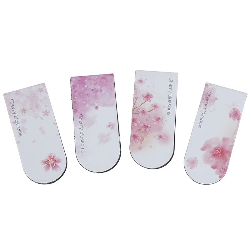 Красивая романтическая вишня Сакура Закладка-магнит бумажный зажим Школа Офис