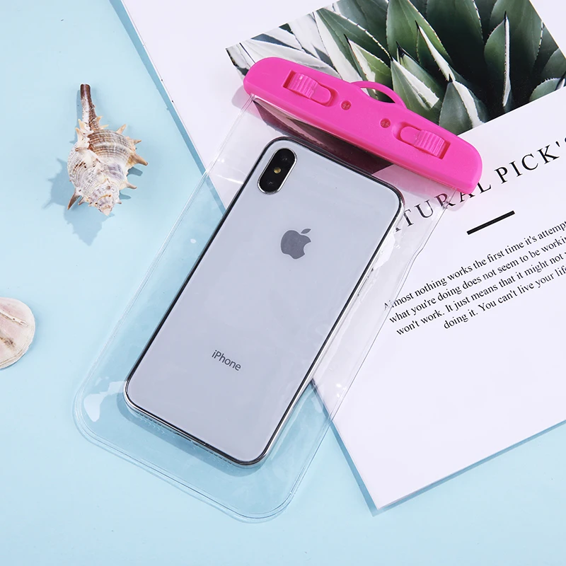 Простой Универсальный Водонепроницаемый Чехол для iPhone X XS MAX 8 7 6 s 5 Plus чехол-сумка