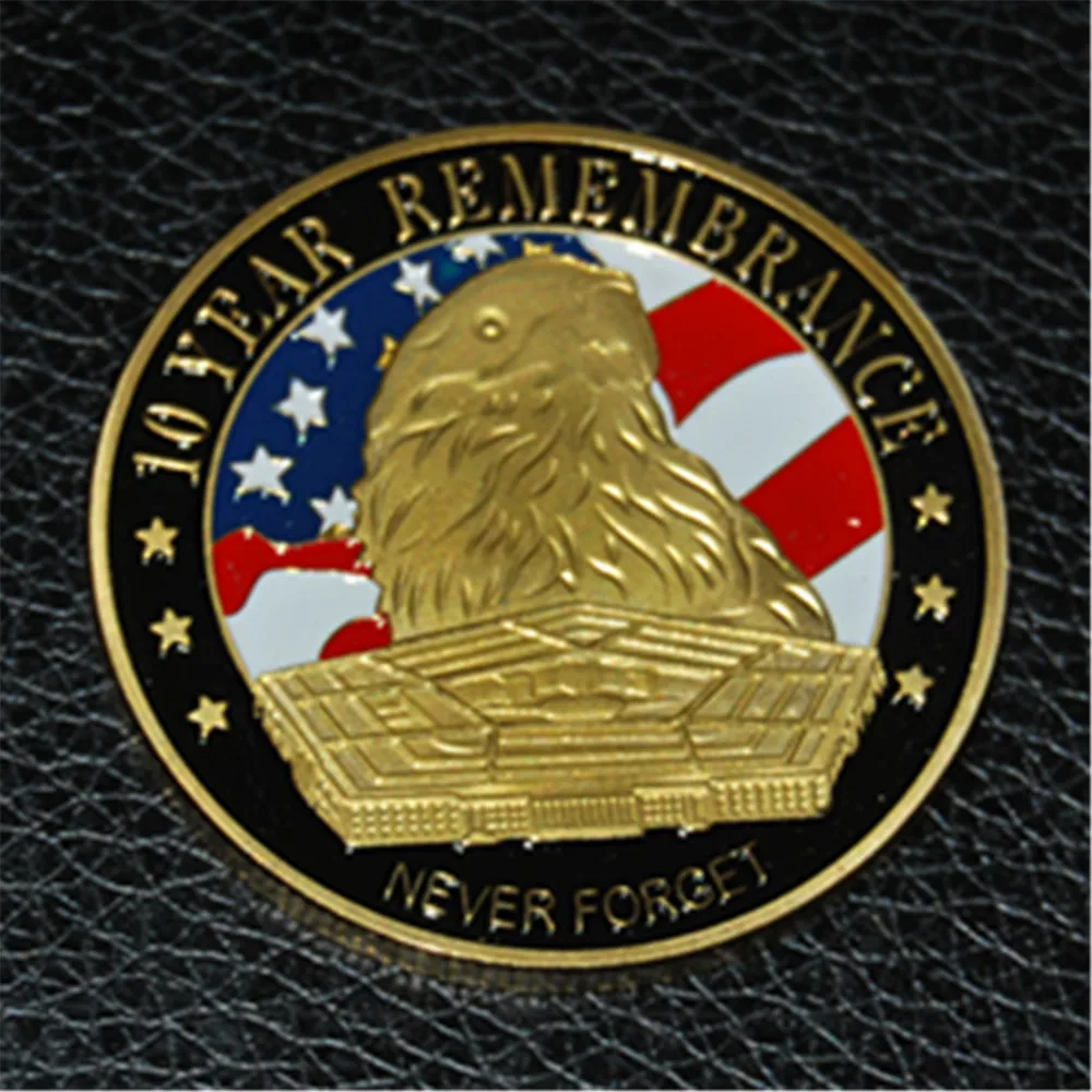 Бесплатная доставка 5 шт./лот 911-всегда помните что единая монета We Stand Challenge Coin |