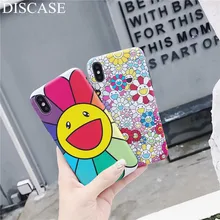 DISCASE милые матовые IMD чехол для iPhone XS XR Max X 8 7 6 6s плюс красочный