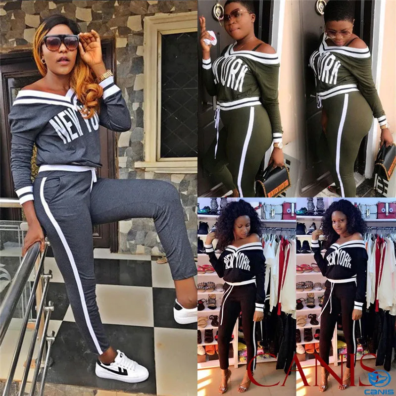 Осенне зимние женские комплекты одежды из 2 предметов пуловеры с v образным