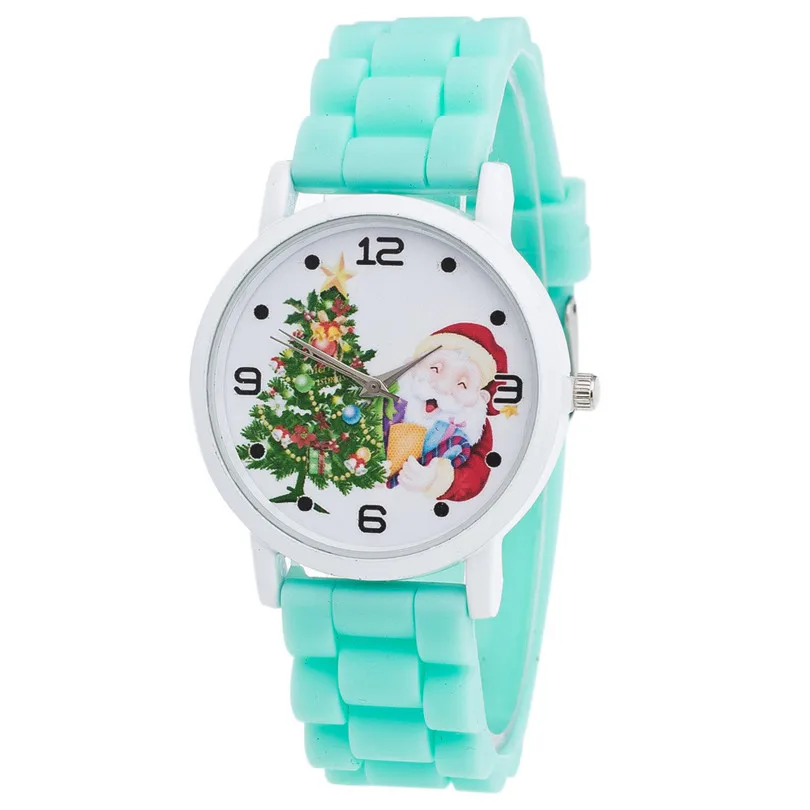 Роскошные женские часы из силиконовой резины унисекс кварцевые аналоговые