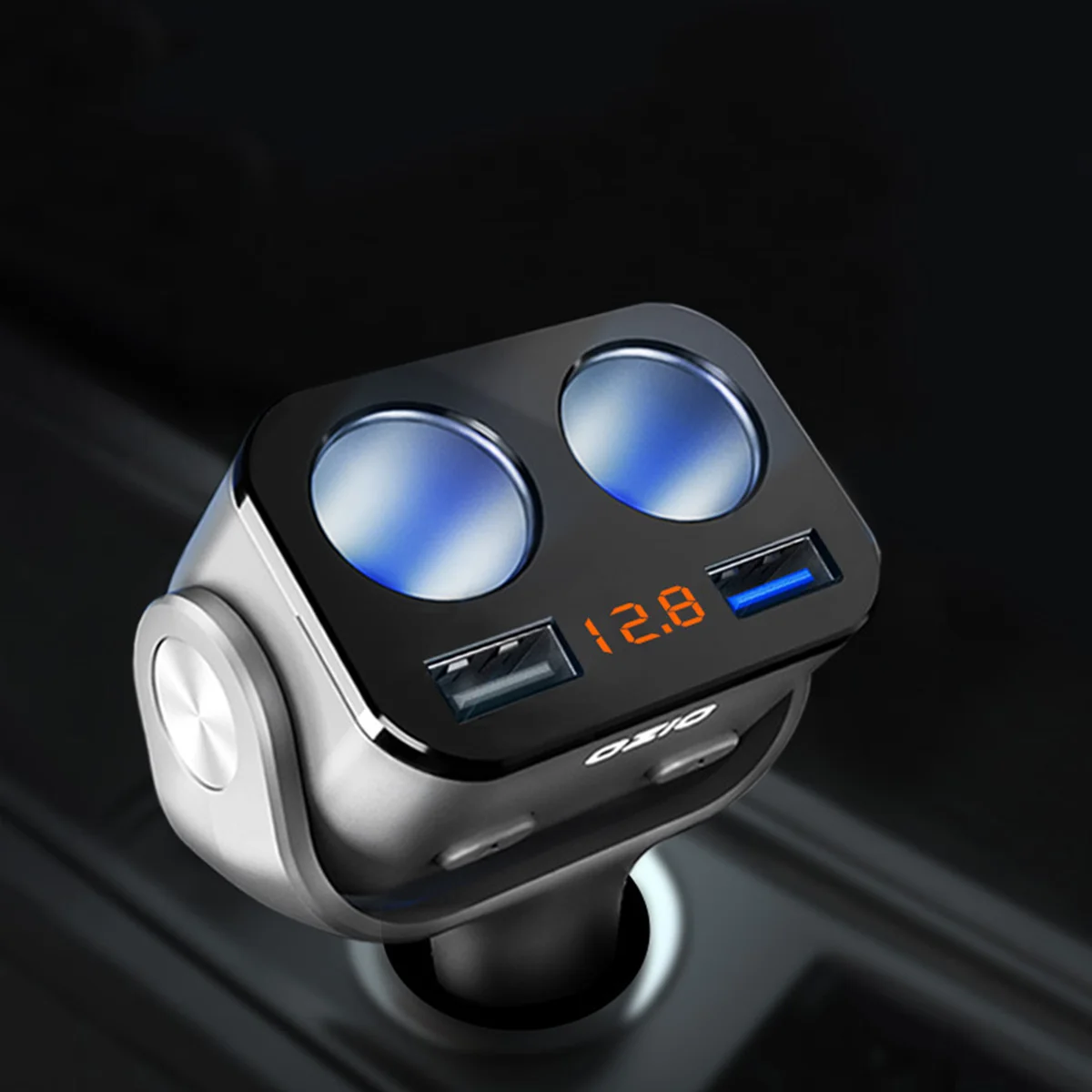 DC 12/24V Car Auto Cigar Lighter Splitter Dual USB 5.8A Charger Adapter Voltage Diagnose Display A20 | Автомобили и мотоциклы
