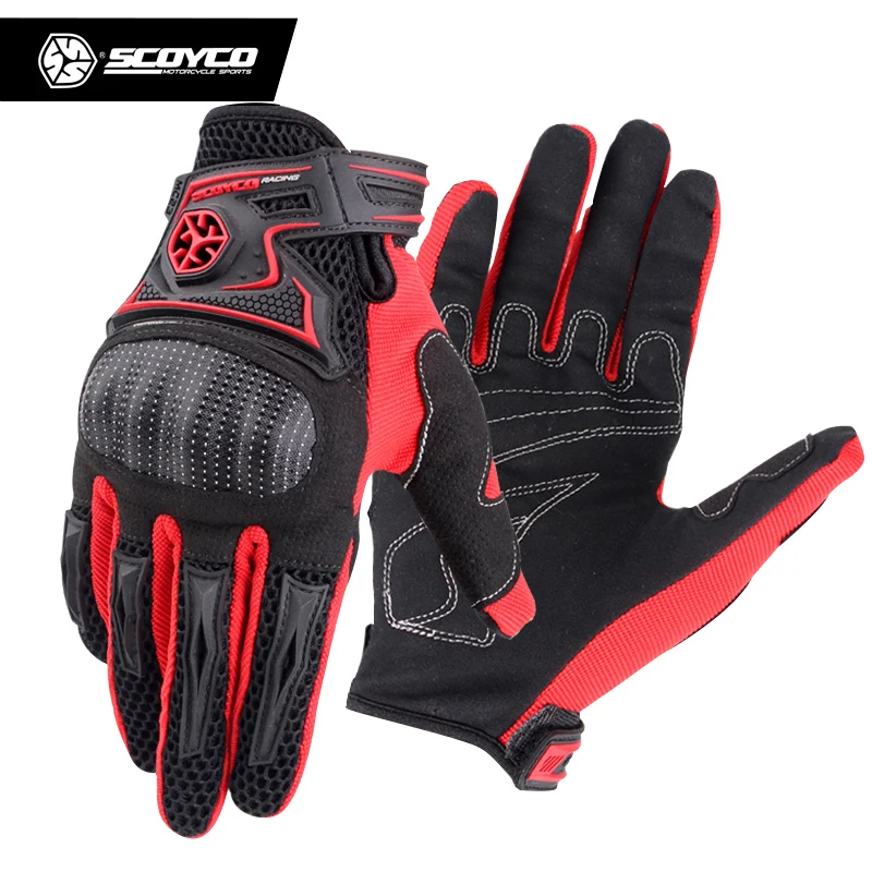 Scoyco гоночный мотоцикл Перчатки полный палец для Yamaha R3 R6 MT07 Softail Harley Davidson Ducati 1098 848