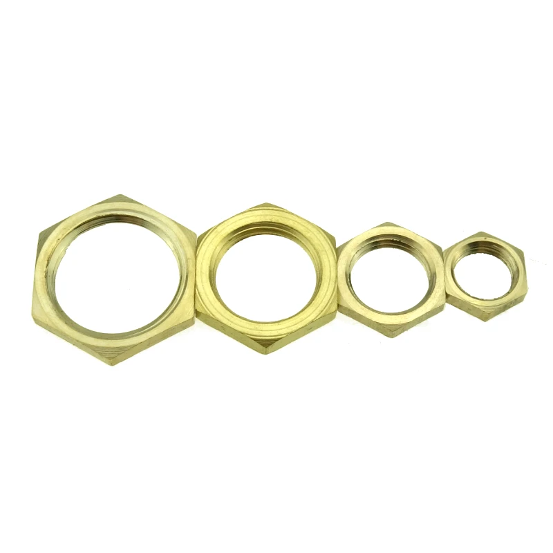 Латунная Труба фитинг гайка блокировки 1/8 &quot1/4&quot 3/8 &quot1/2&quot 3/4 &quot1&quot BSPP (G) M8 * 1 M10 M12