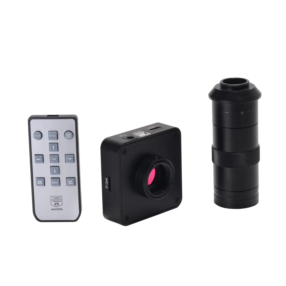 HAYEAR 16MP цифровой USB микроскоп камера 1080P CMOS видеокамера с 100X c креплением объектив