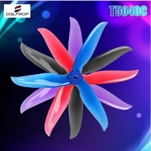 12 пар DALPROP CYCLONE T5040C PRO T5040V2 5040 3 Лопасти/tri-Blade Пропеллер для FPV Фристайл Дрон Квадрокоптер Рамка комплект