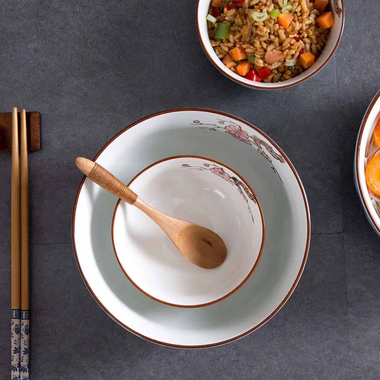 OTHERHOUSE, японская керамическая чаша Ramen, миска для риса, кухонная посуда, миска для фруктового салата, миска для смешивания, посуда, лапша, миски для супа, Китай