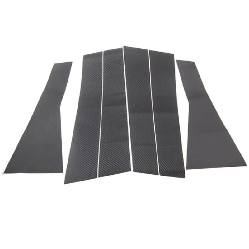 Гладкая оконная колонна 6 шт. рамка из углеродного волокна узорчатый порог