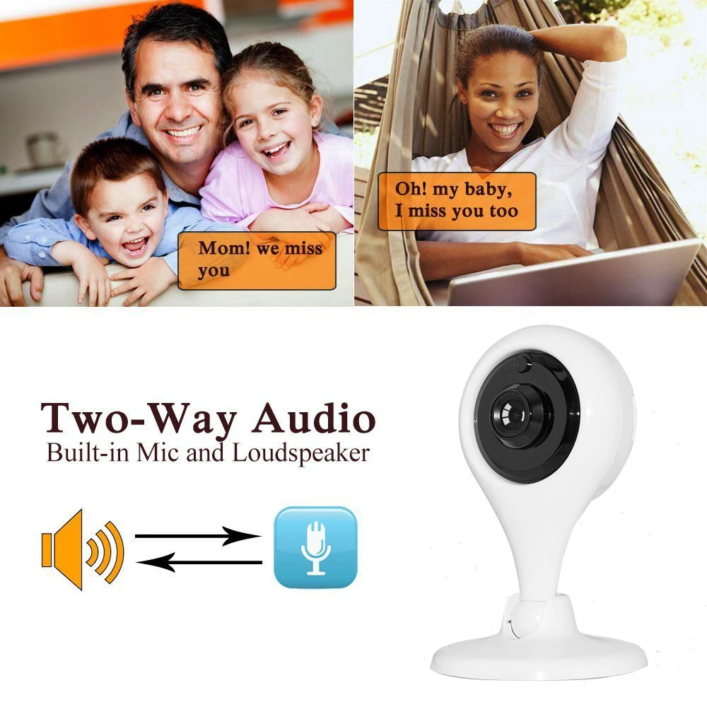 Новая версия IR Cut Wi Fi ip камера Сеть беспроводной 720P HD видеонаблюдения