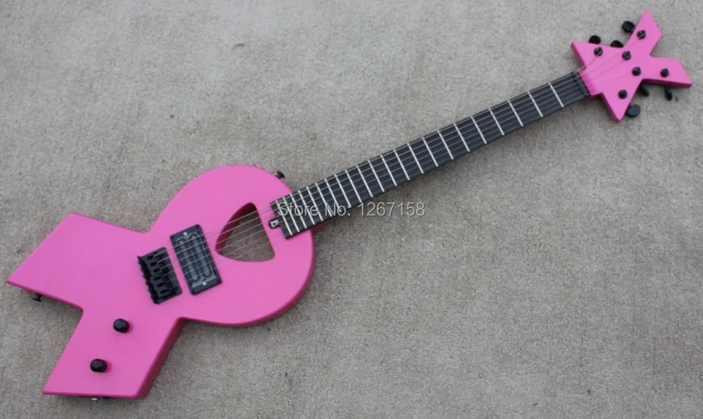 Грот Гитара Фабрика ручной работы твердая странная форма электрическая гитара