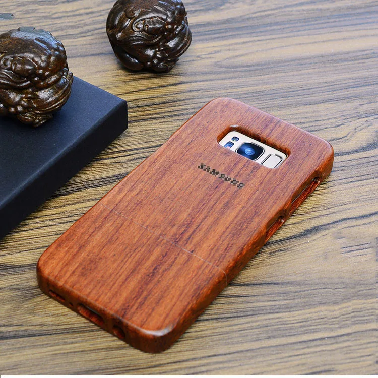 BROEYOUE чехол для samsung Galaxy S8 S9 S5 S7 S6 Edge Plus Note 8 5 4 3 Деревянный чехол для iPhone 5 5S SE 7/6/6 S/8 X плюс резьба чехол