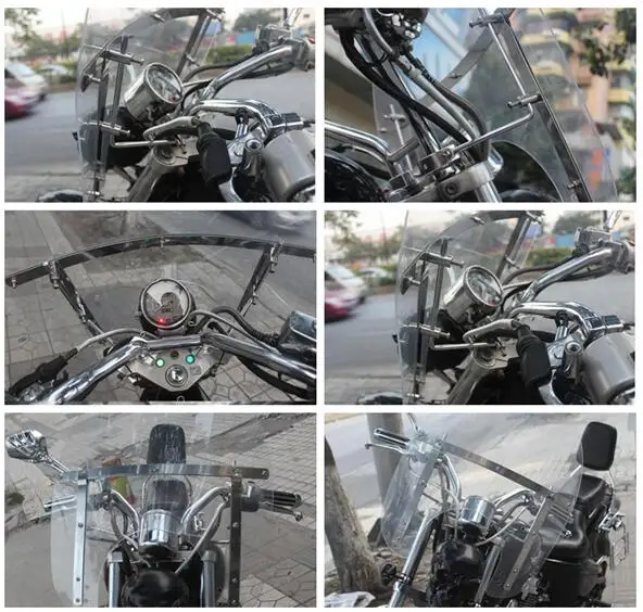 Лобовое стекло для мотоцикла Yamaha VStar 400 650 1100 1300 Virago Xv 250 535 750 Road Star Custom Chopper |