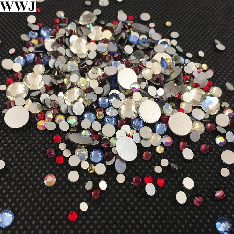 Стразы для дизайна ногтей всех размеров разразразы искусственные стразы со