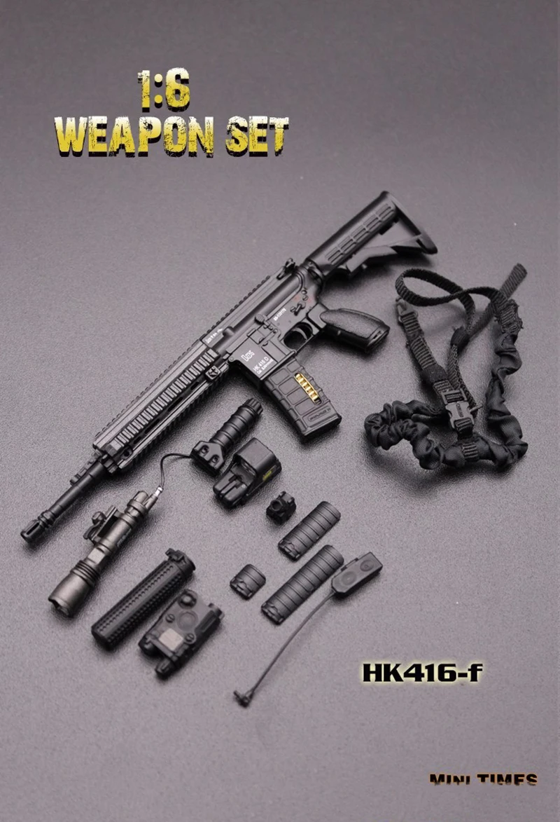 1/6 весы мини Таймс игрушки 1/6 серии HK416 серии M4 винтовка пистолет оружие Модель игрушки F 1" фигурки аксессуары коллекции