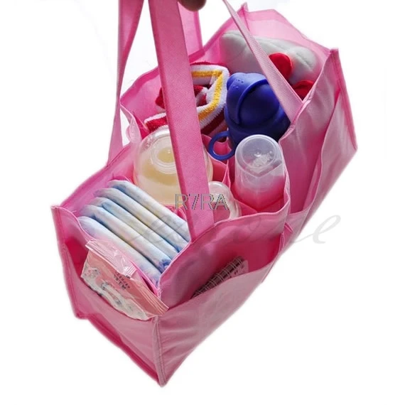 Pink Бутылка для детского молока для хранения практичная сумка для мамы подгузник Органайзер - Цвет: Pink