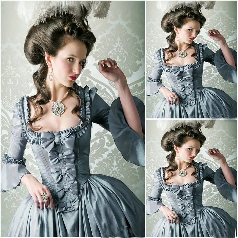 

Historical Civil War Southern Belle Gown evening Dress/Victorian Lolita dresses/scarlett dress US6-26 SC-907