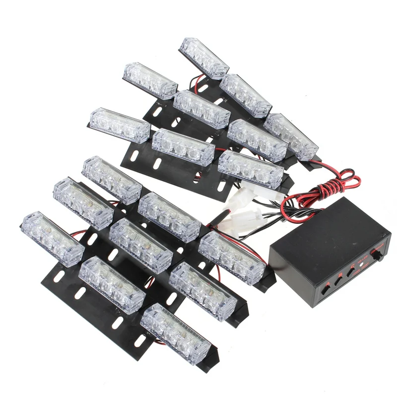 Светодиодный аварийный автомобильный стробоскоп желтая Автомобильная