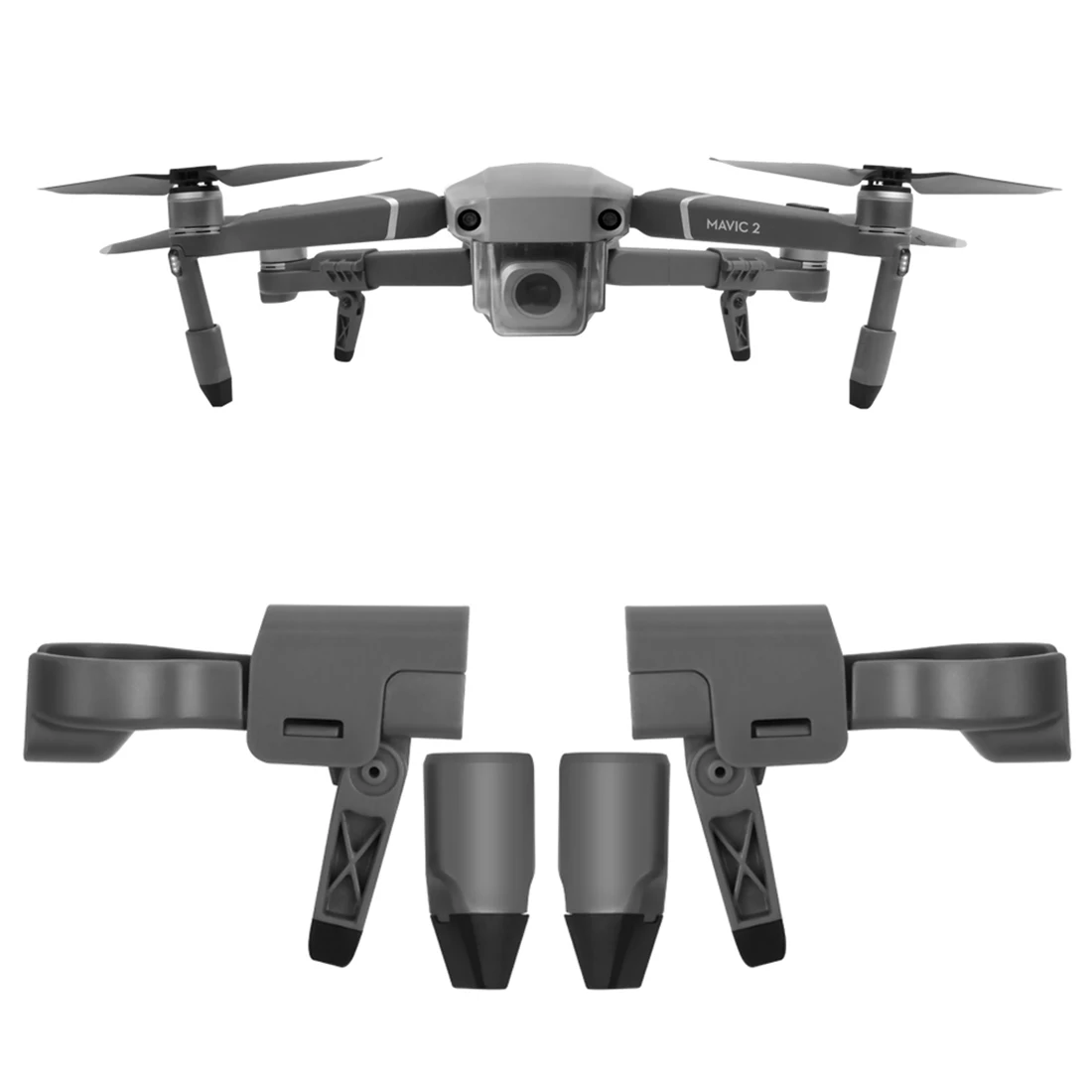 Складной Hightened увеличение шасси ног табурет дети стабилизаторы для DJI MAVIC 2 PRO/MAVIC 2 ZOOM в сложенном виде с дроном