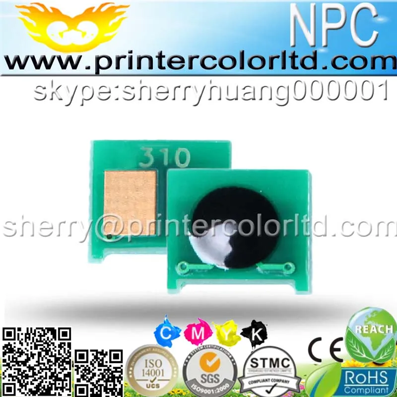 CP1025 и 1psc чип тонера для HP LaserJet M175a CE310A CE311A CE312A CE313A принтера|toner chips|printer chiphp cp1025 chip |