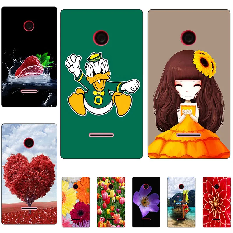 45 стилей для Nokia Microsoft Lumia 435 чехол задняя крышка Lumia435 чехлы телефонов мягкий