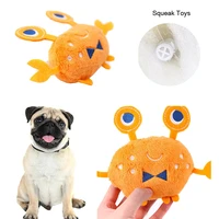 1pc plush dog toys cartoon cute lobster crab pets puppy squeaky toy interactive smalllarge dogs accessories supplies