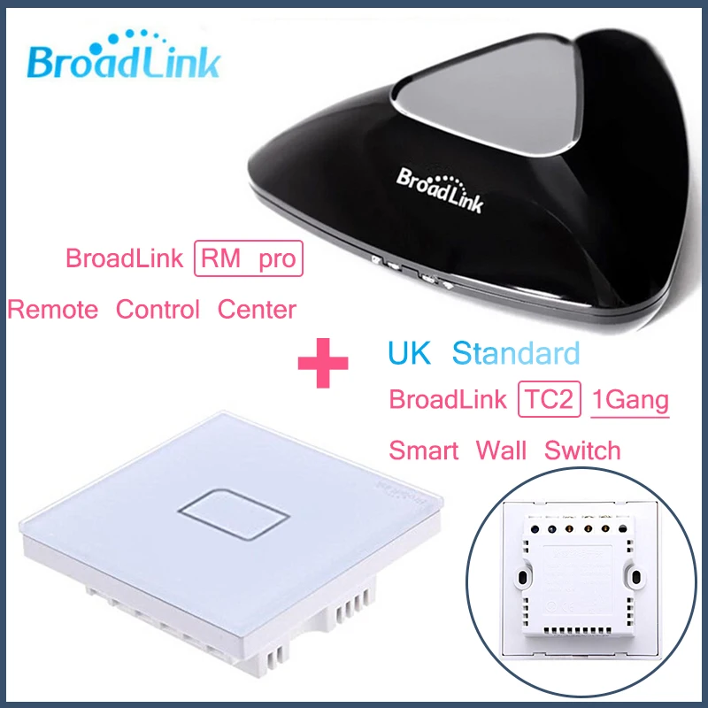 Broadlink RM PRO + 1 банда TC2 стандарт Великобритании интеллектуальный wifi IR RF управление