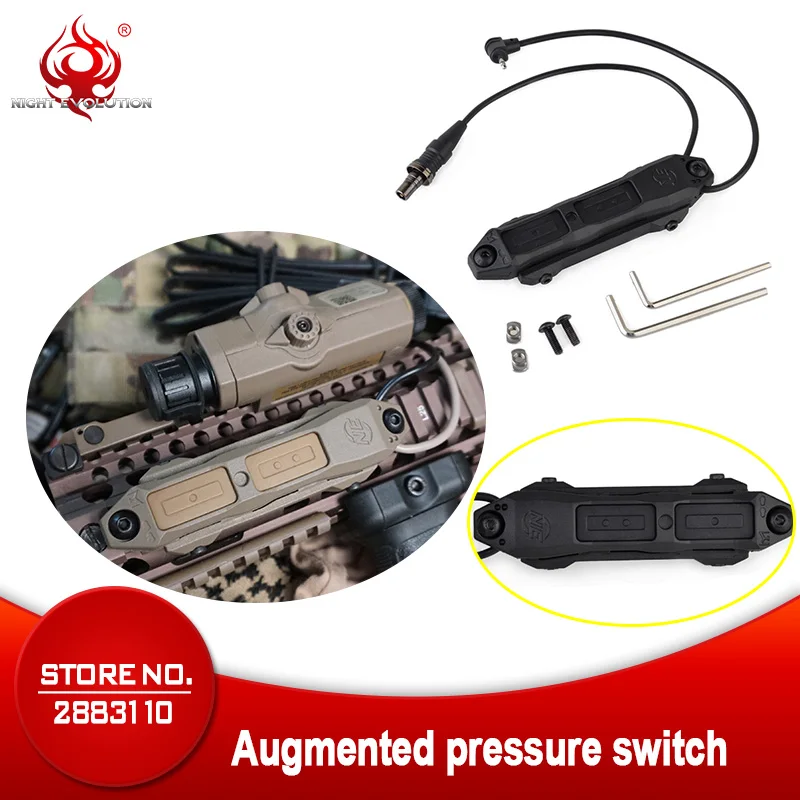 Element Airsoft PEQ 15 16A DBAL переключатель давления двойное управление оружие Armas винтовка светильник Softair IR пистолет вспышка светильник переключатель NE04040