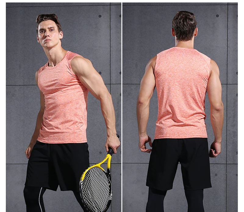 NWT 2018 Eshtanga Men Summer Running Vests reflective sleeveless shirt sports tank Yoga Sleeveless Shirt Gym outdoor top | Спорт и