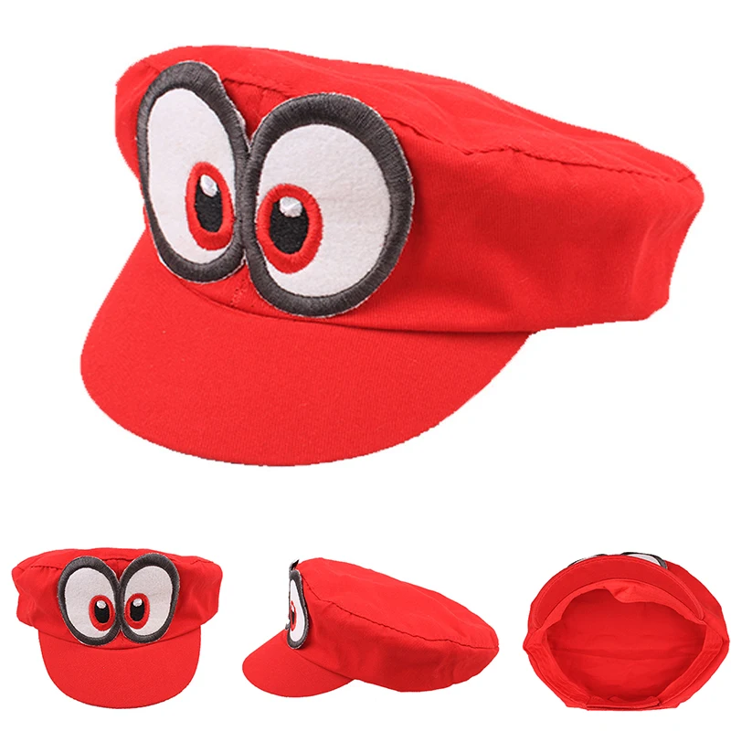 Аниме Супер Марио Одиссея Косплей шляпа для взрослых детей супер шапка Luigi Bros