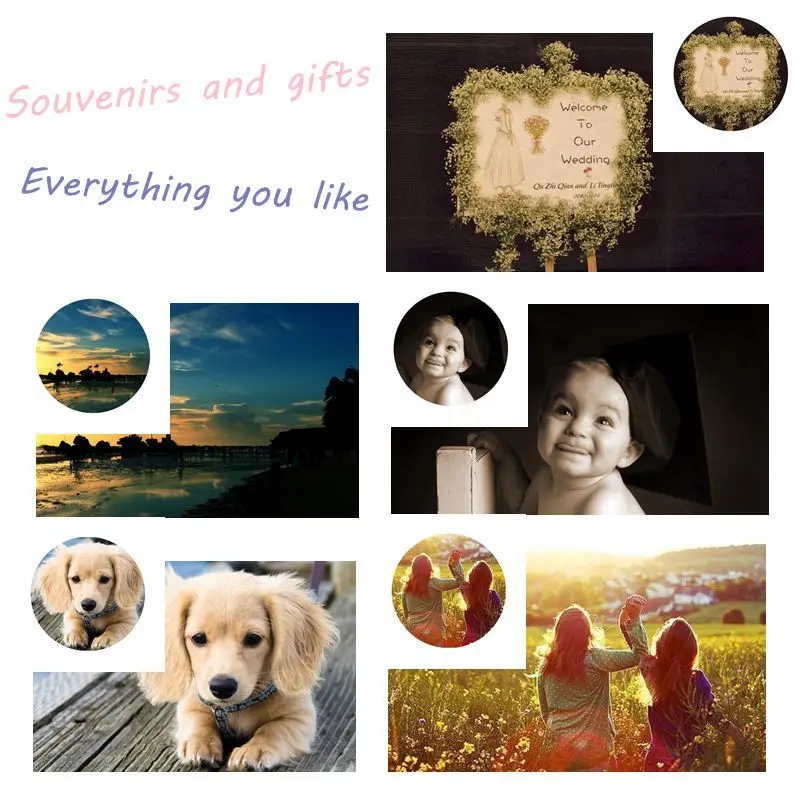 Пользовательские подарки логотип слово сувениры индивидуальные семья для