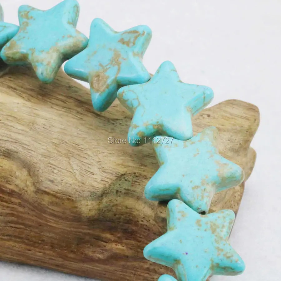 Украшения ремесла звезда Турция Howlite свободные бусы из халцедона полуготовый