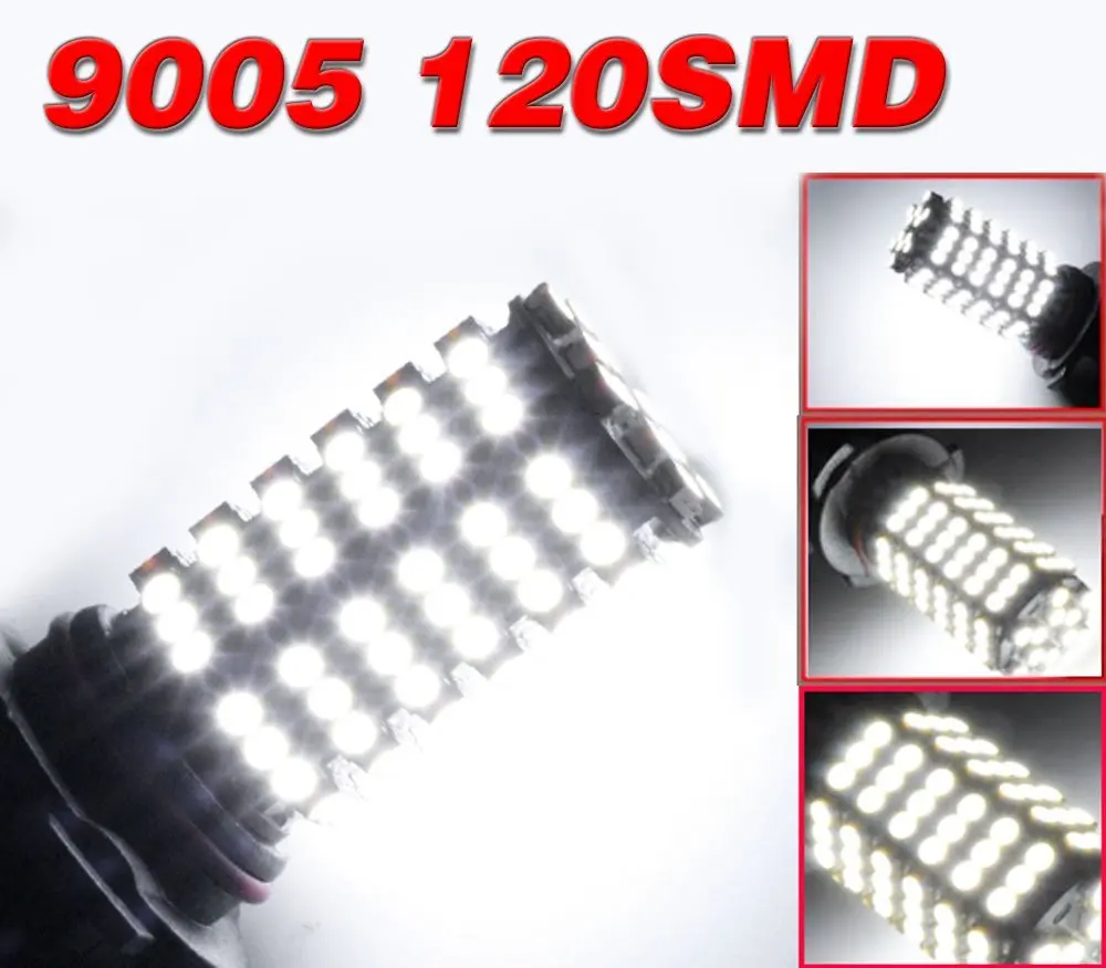 Par Hb3-9005 10w 700lm 6500k 120-светодиодная лампа Luz Branca Farol Neblina Milha Drl 6000K | Автомобили и