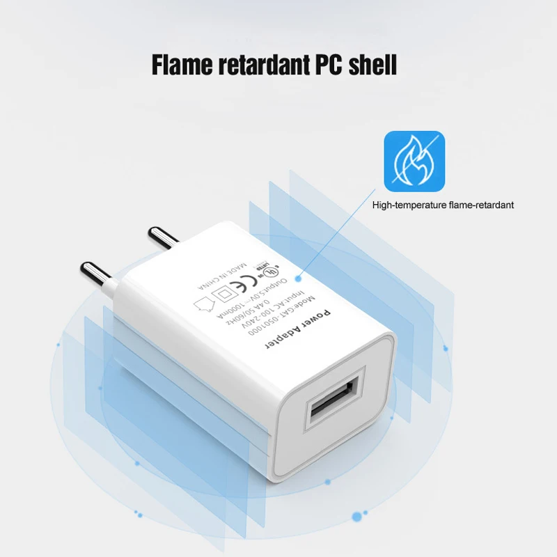 Vpower USB зарядное устройство Универсальный адаптер для быстрой зарядки 5V1A EU US