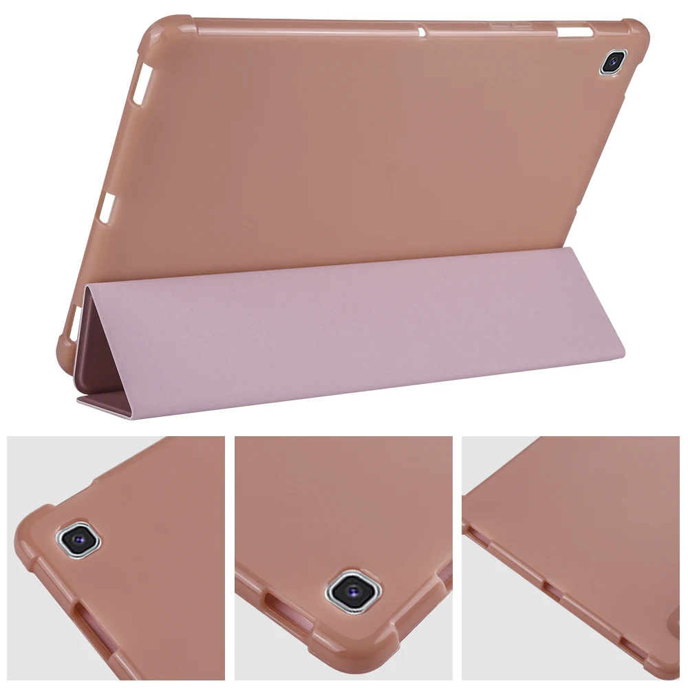 Чехол для Samsung Galaxy Tab S5e 10 5 чехол T720 T725 SM умный сна кожаный мягкий силиконовый