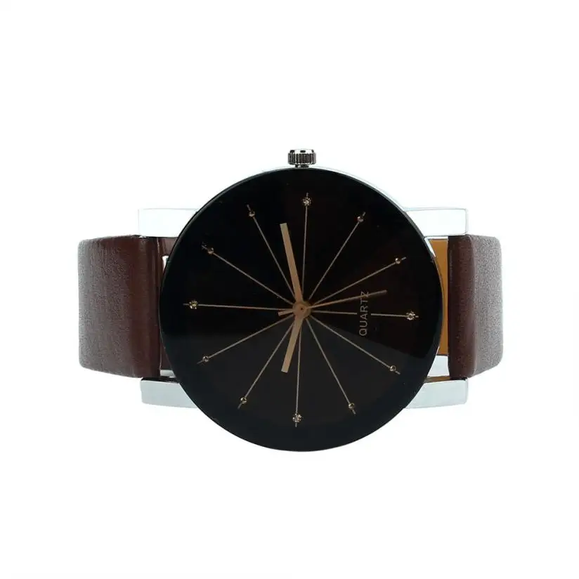 2018 новые часы женские кожаные аналоговые кварцевые Reloj Mujer круглые с чехлом