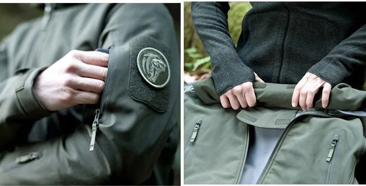 Мужская тактическая куртка Lurker Shark Skin Softshell V4 водонепроницаемая ветрозащитная