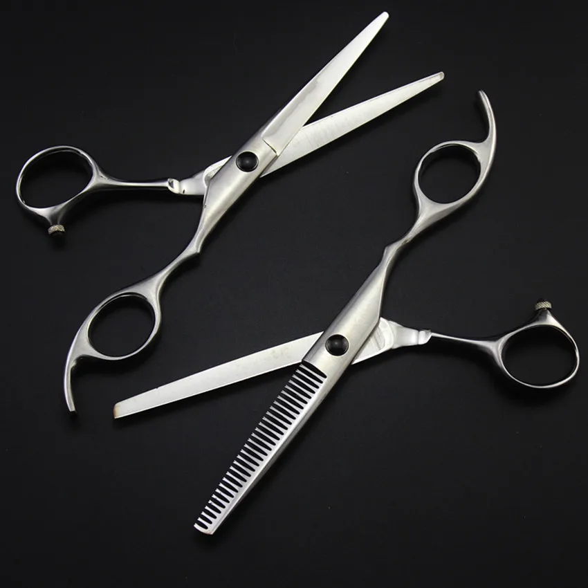 Новые матовые черные 6 дюймовые японские 440c ножницы для стрижки волос набор