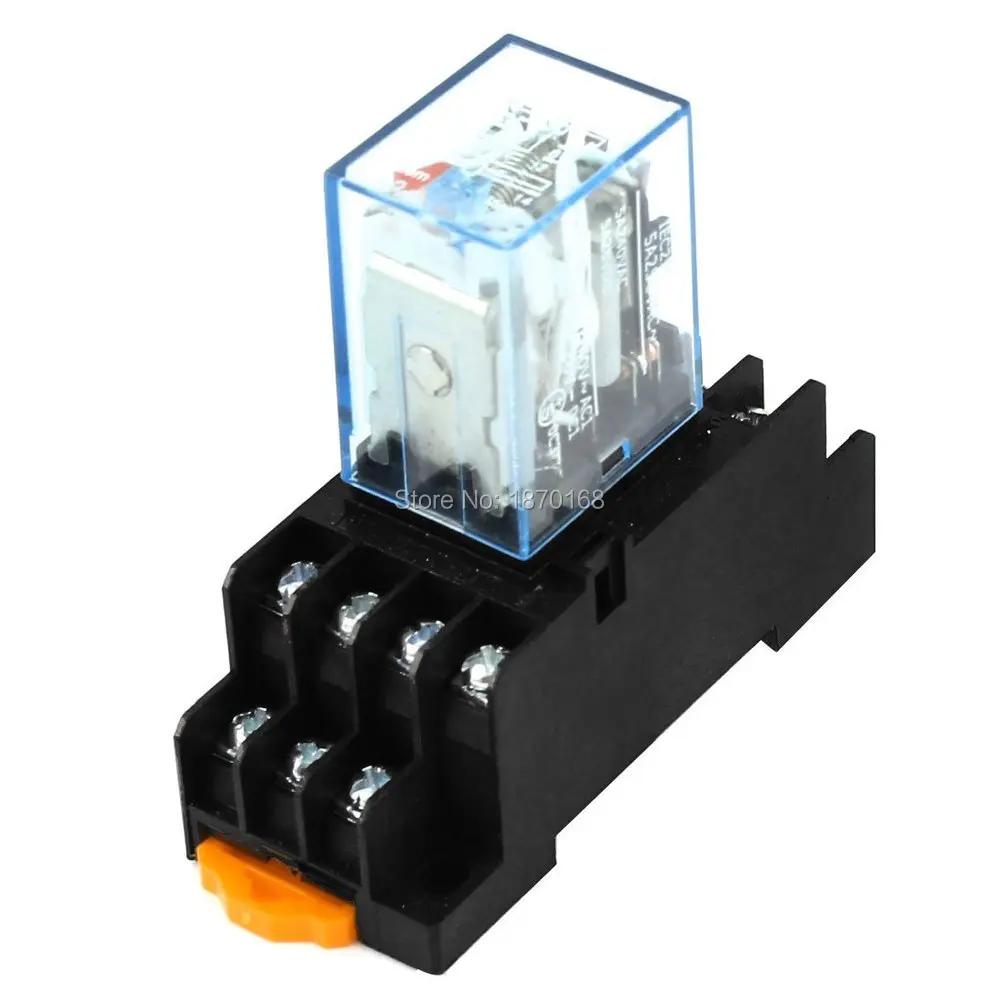 

My4n-j DC 220V Катушка 14 контактов 4PDT elektromagnetik daya estafet, W розетка осветительная