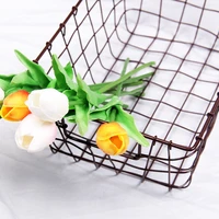 multifunctional ins simple hollow metal iron basket storage holder sundries organizer for photography accessories backdrop props