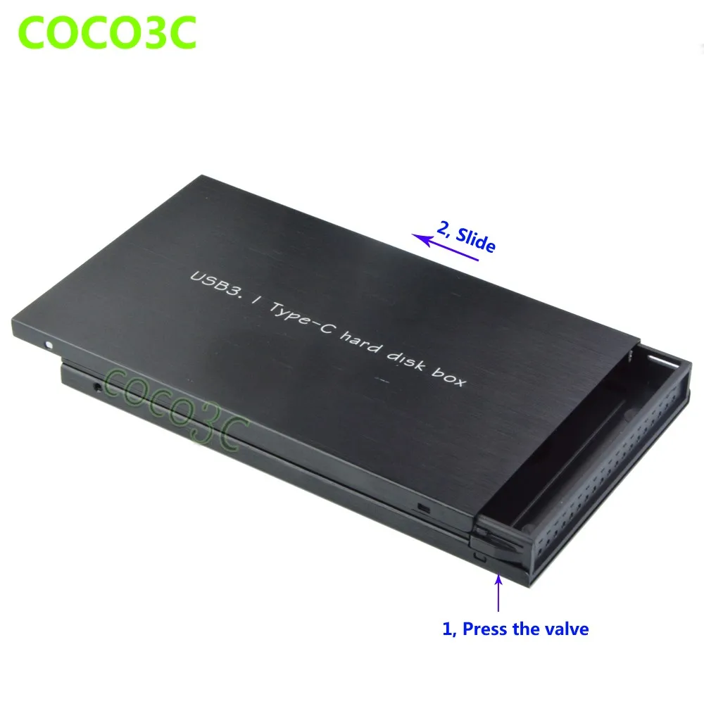 2," SATA жесткий диск, SSD, корпус для нового Macbook USB 3,1 type-C для SATA 3,0 USB-C мобильного телефона