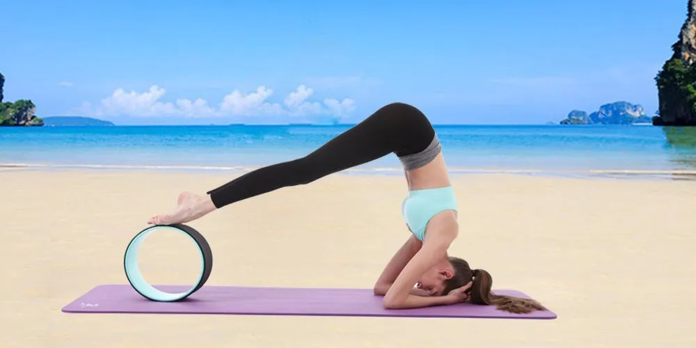 Самобытный колесо йоги колесо для йоги Круг ABS Yoga Колеса TPE Колесо Дхармы Yoga Создает Идеальный Ролик Для Растяжения Повышение Гибкости и Прогибы