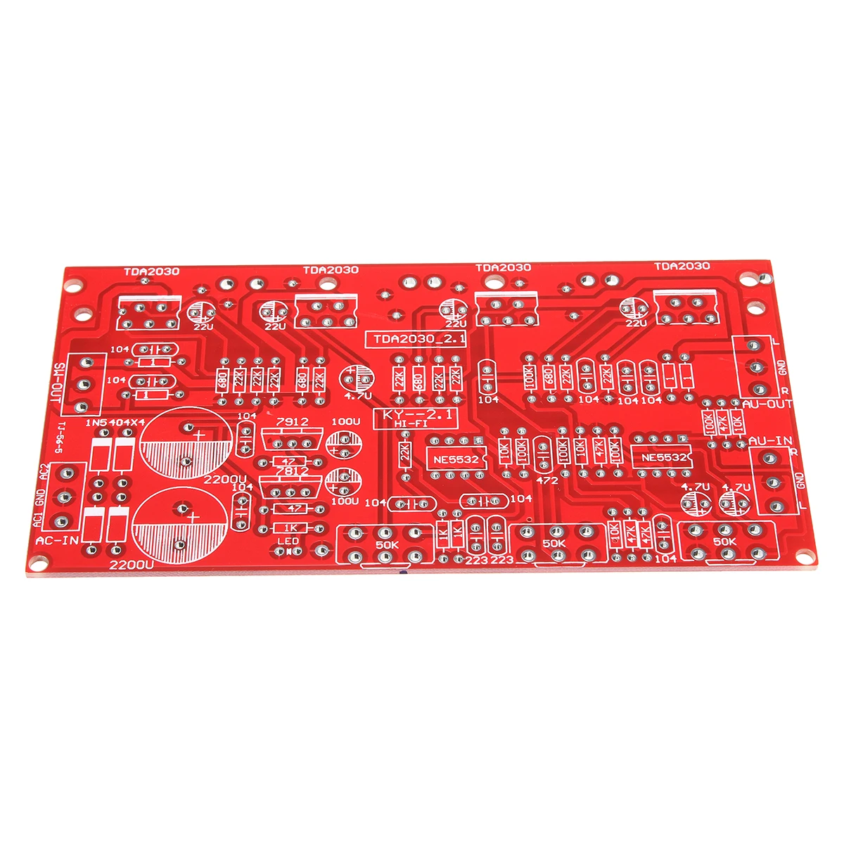 LEORY DIY12V 30 Вт TDA2030 сабвуфер аудио Мощность Плата усилителя двойной треков комплект
