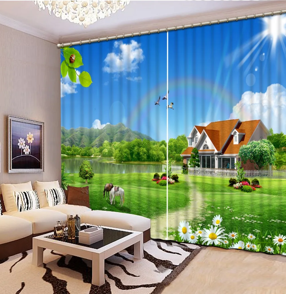 Photo Customize size sunshine nature scenery Bedroom Living Room Kitchen Home Textile Luxury 3D Window Curtains
Photo Customize size sunshine nature scenery Bedroom Living Room Kitchen Home Textile Luxury 3D Window Curtains