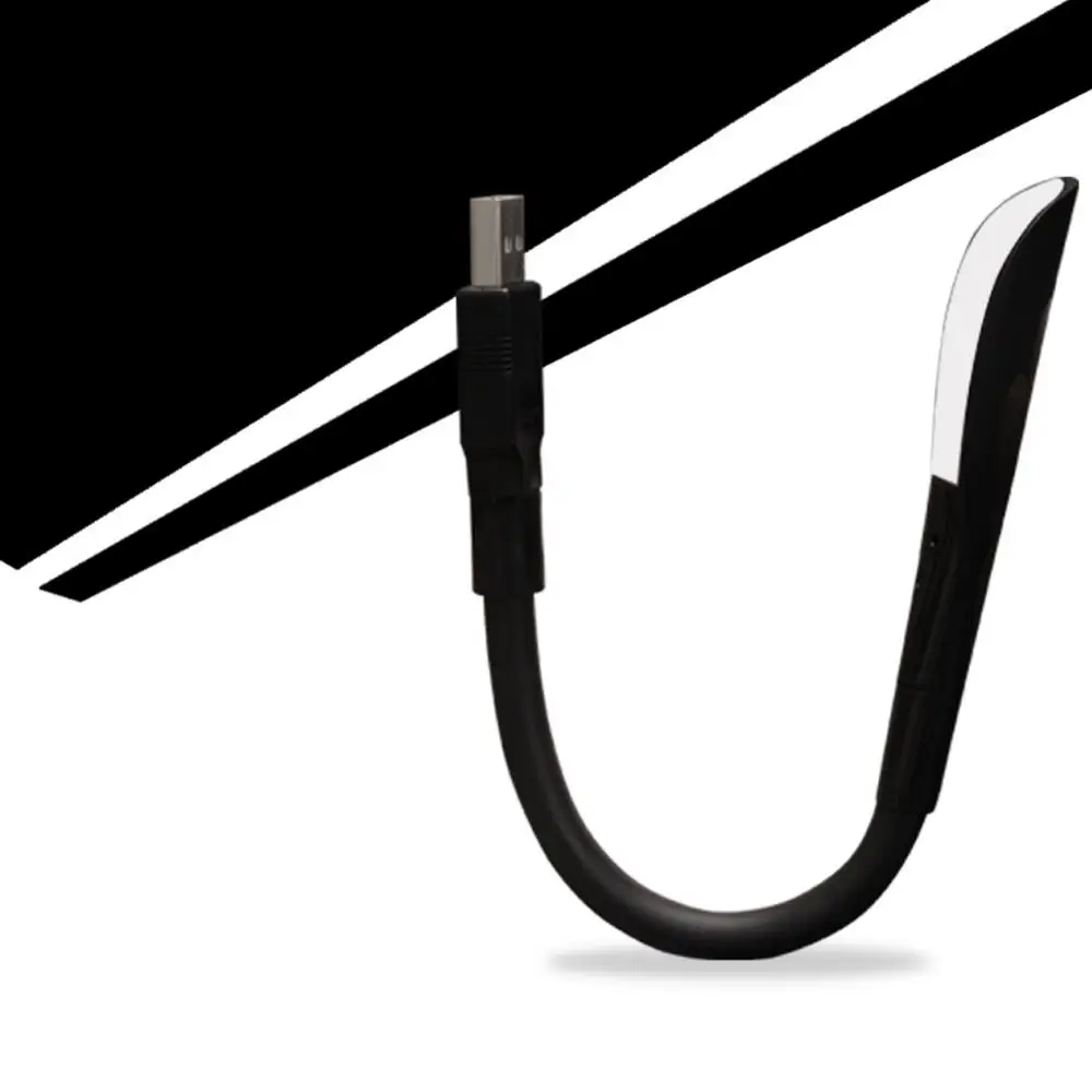 Mini Black Сенсорный Регулируемый гибкий USB светодиодный светильник для чтения с регулируемой яркостью для глаз, Светодиодный настольный светильник с твердой клипсой для ноутбука, спальни, кабинета, светильник ing - Испускаемый цвет: Mini Black