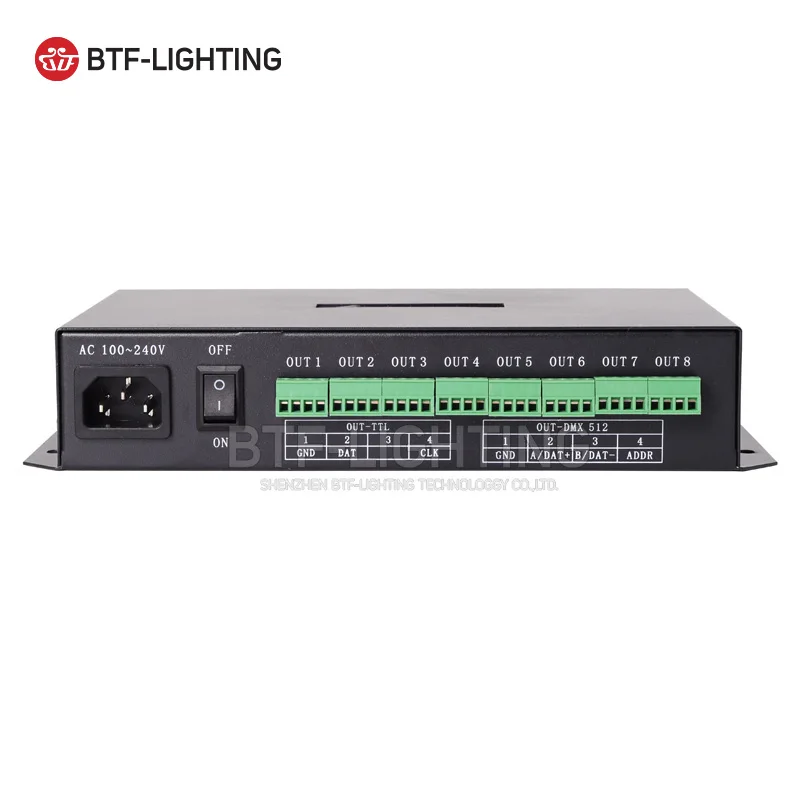 T 500K контроллер RGB полноцветный светодиодный пиксельный модуль контроллера 8