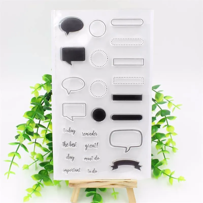Прозрачный силиконовый штамп для DIY скрапбукинга/фотографий | Дом и сад