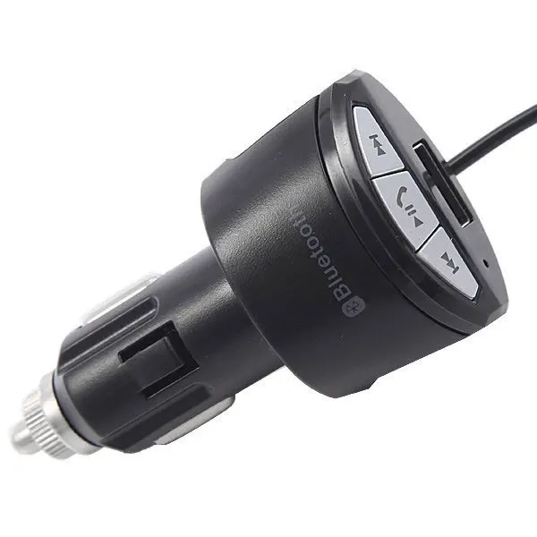 Bluetooth AUX автомобильный Зарядное устройство MP3 плеер телефонные звонки в режиме Hands