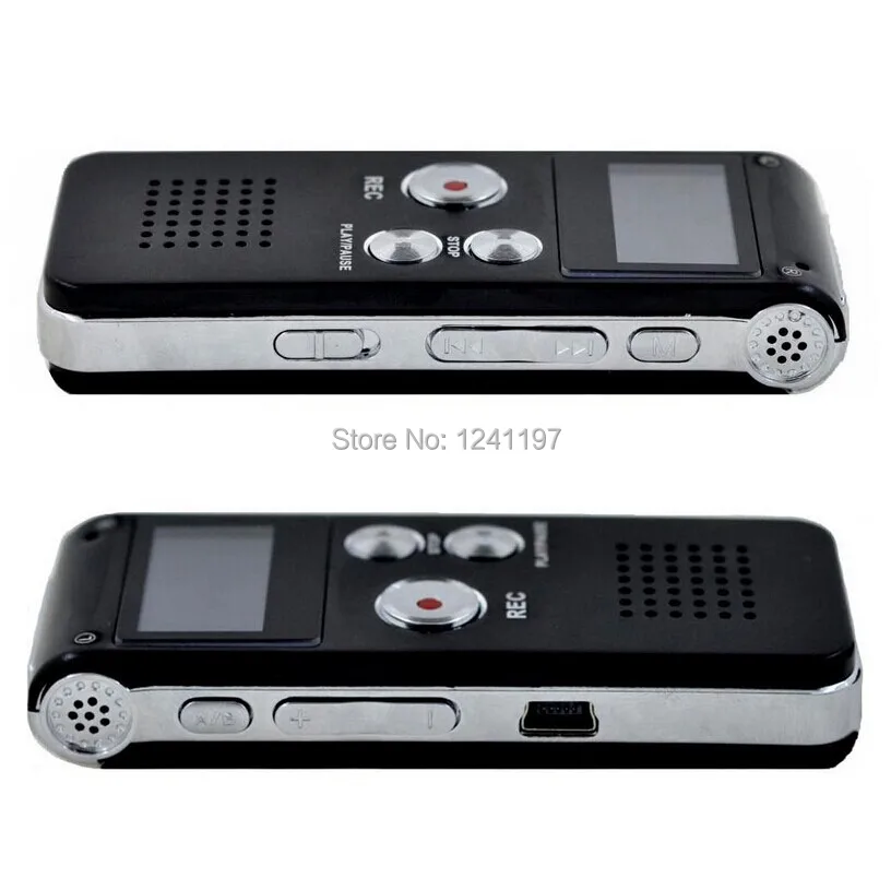 GH-609 Portable Digital Voice Recorder with 8GB/WMA WAV &amp MP3 Format/USB/Telephone Recording black | Электроника